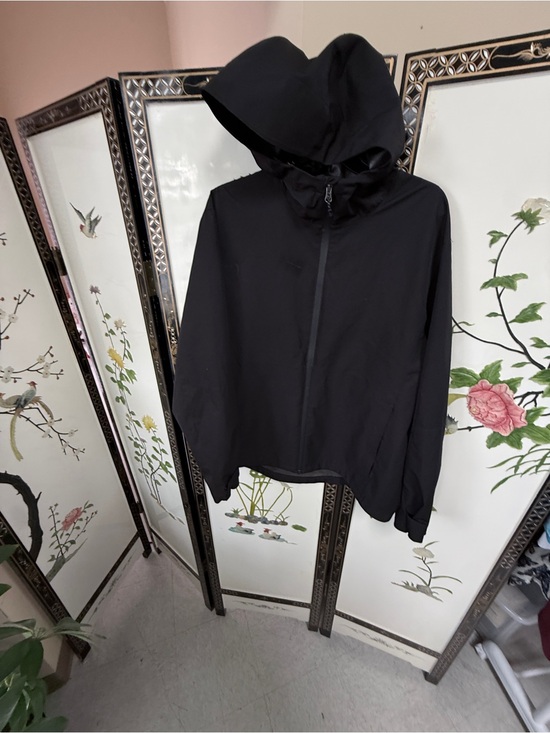 Swiss Tech Jackets & Blazers - Black Hooded Women's Jacket - Lightweight Modern Coat minimalist